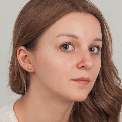 Пусеты Fiore Luna Crystal Champagne, SWE0127/1 CH G фото 6